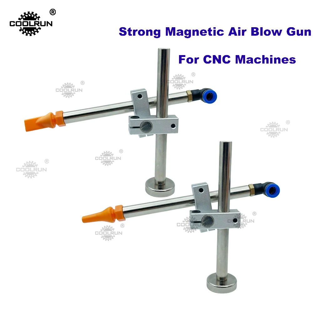 

Coolrun Blowing Device Strong Magnetic Air Gun Fixed Blowing Nozzle For Punch,Drill Press,Machining, Blowing And Chip Blowing