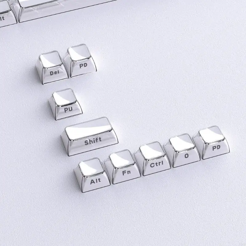 Transparents Jelly 114Key Keycap Set With Side Legends For Customs Keyboard 83CF