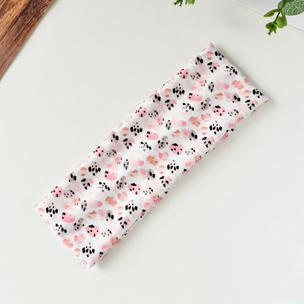 New High Elasticity Leopard Print Headband Wide-brimmed Sweat Absorbing Sports Headband Breathable Yoga Headband Sports