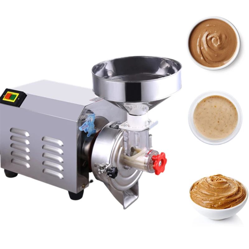 Edelstahl Erdnuss Butter Maker Sesam Mutter Mandel Butter Grinder Bohnen Marmelade Paste Schleifen Maschine