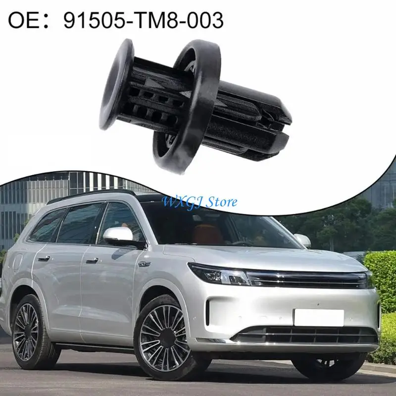 

37JE Universal 10mm Hole Auto Bumper Retainer Clips Plastic Rivet Fast Installation Strong 91505TM8003 for Automotive