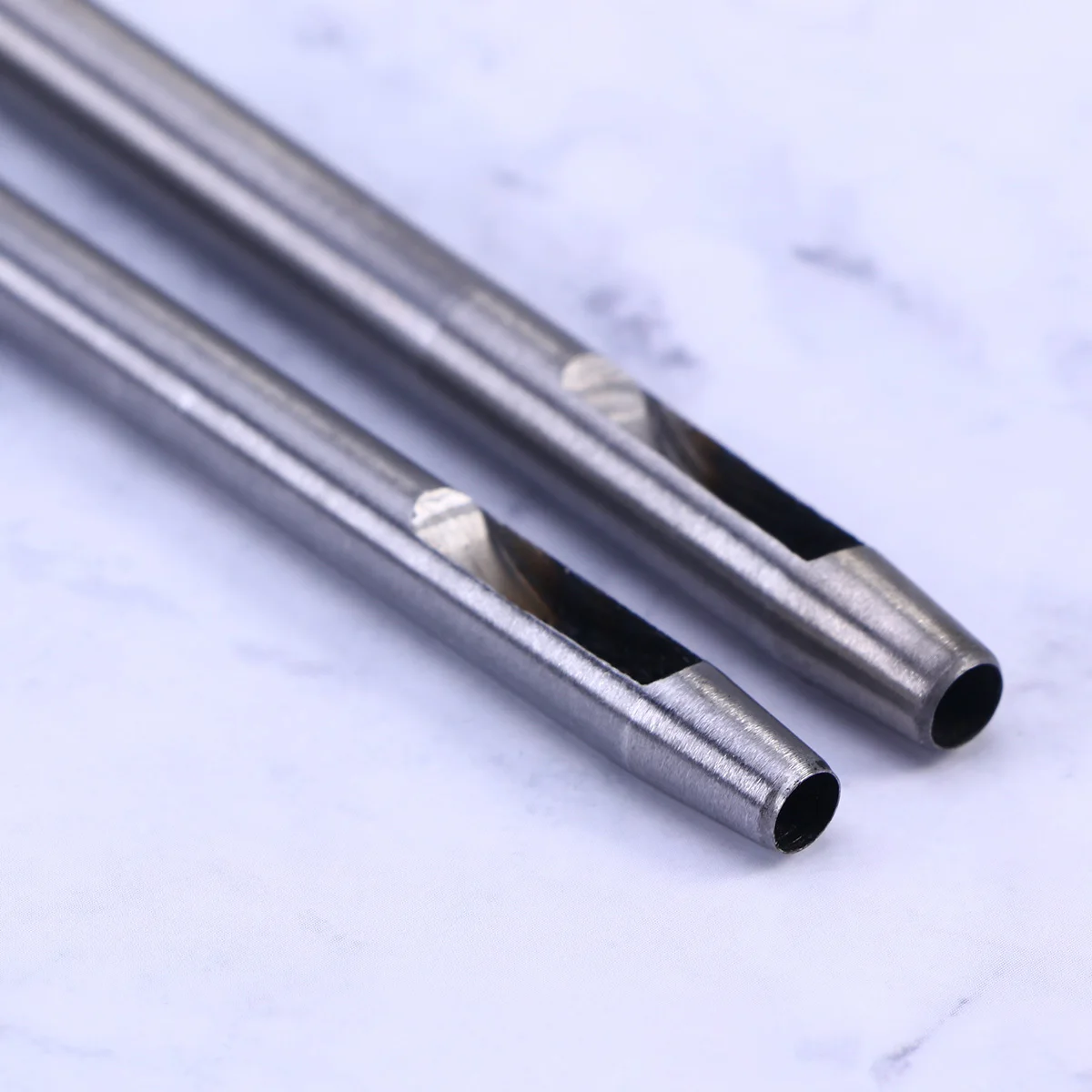 

10pcs 0.5Mm-5Mm Puncher Round Hollow Punch Set For Craft Belt Puncher Canvas Webbing Tool Punch Tool