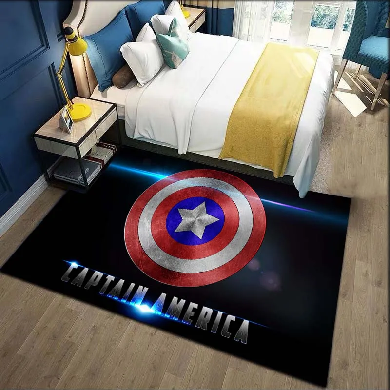 C-CAPTAIN THE USA Shield Fashion Trend Living Room Carpet  Preferred As A Home Gift for Friend carpets for bed room