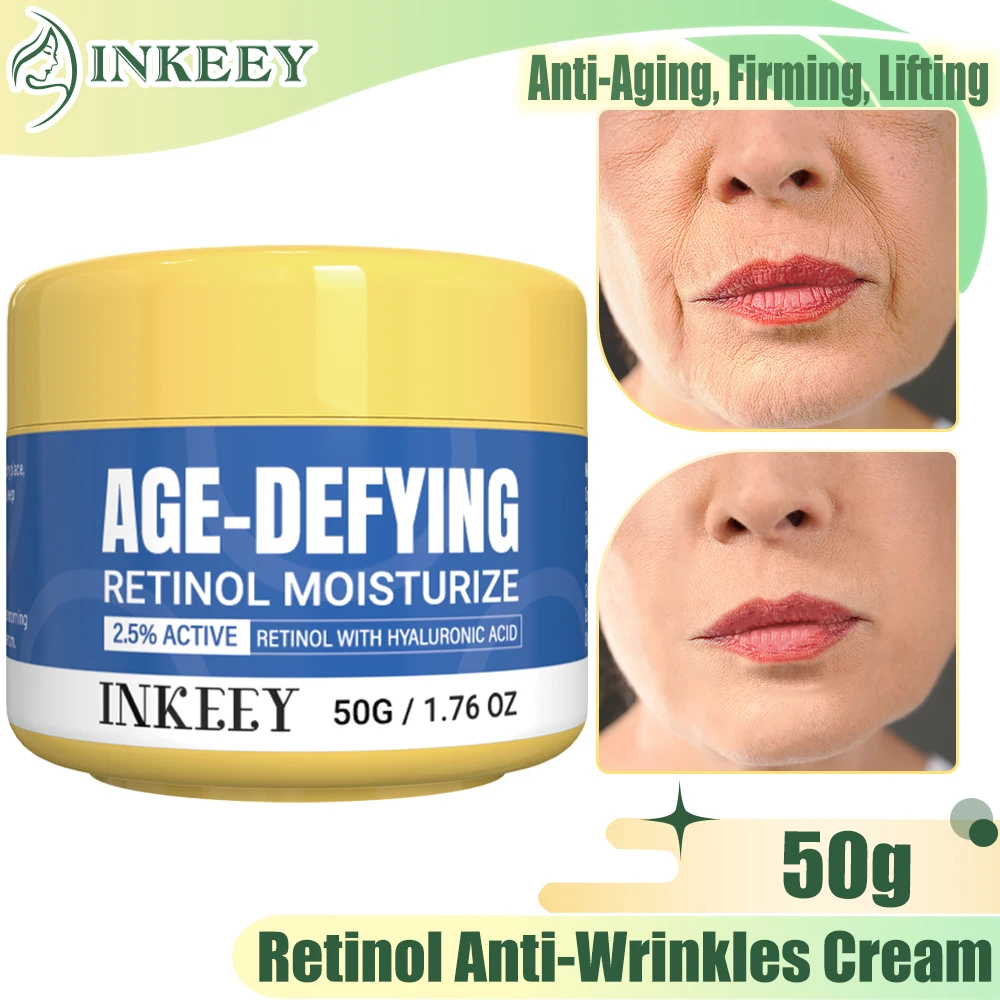 

Retinol Anti-Wrinkles Face Cream Anti-Aging Firming Fade Fine Lines Whitening Lifting Facial Moisturizer Beauty Health Skin Care