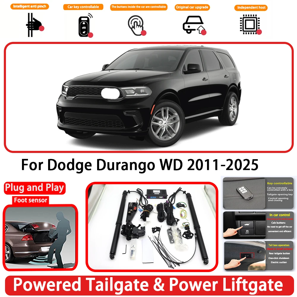 for Dodge Durango WD 2011-2025 OEM Plug and Play Auto Powered Tailgate Power Liftgate Rear Trunk Opener System