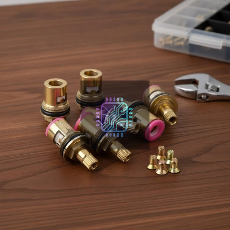 Ceramic Disc Tap Valve Replacements Thickened Copper Brass Body Durable for Kitchen Sink Bathroom Faucet Fix