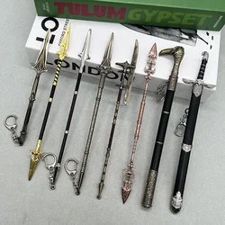 AC Odyssey Valhalla Syndicate Game Replica Metal Spear Sword Weapon Model Eivor Frye Altaïr Collectible Decoration Toy Boy Gifts