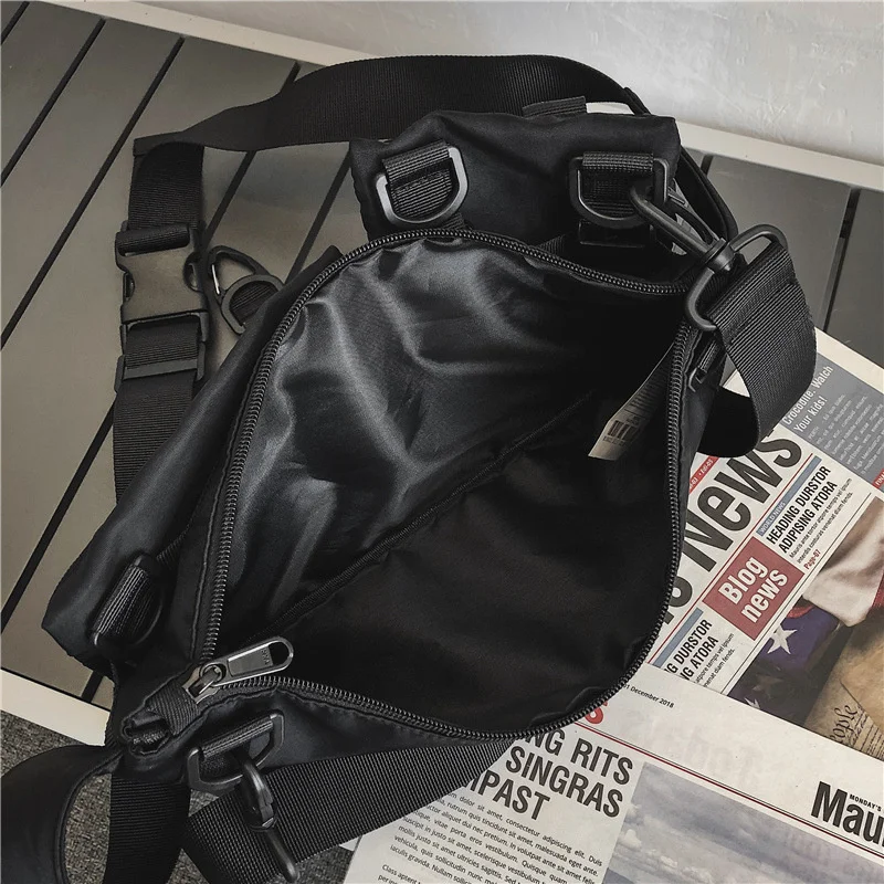 Novo multi bolso tático funcional pacote de cintura casual bolsa de telefone techwear ao ar livre correndo hip hop sacos cinto peito streetwear