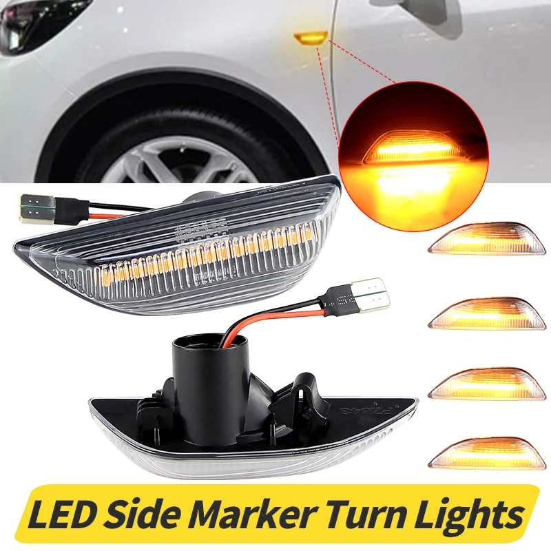 

2PCS Canbus LED Dynamic Side Marker Turn Signal Light Fender Marker Lamp For Opel Mokka X 2012-2016 For Chevrolet Trax 2013-2019