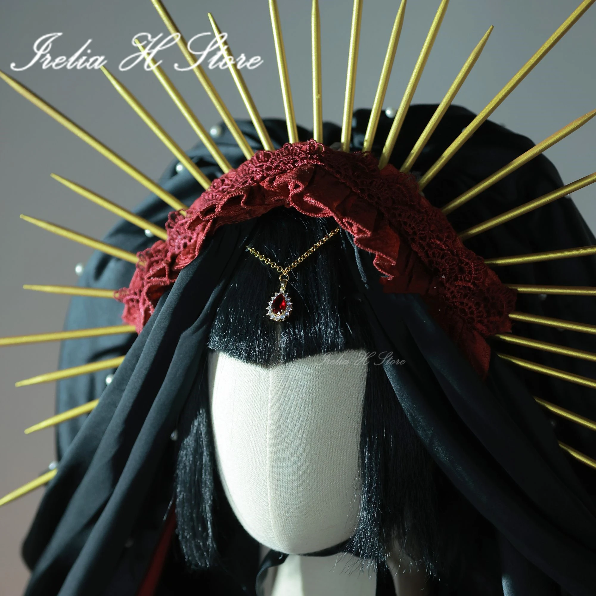 أزياء Irelia H Danganronpa Celestia Ludenberg التأثيرية للنساء فستان لوليتا قوطي أنيمي الذكرى العاشرة لمهرجان الربيع حفل Dr