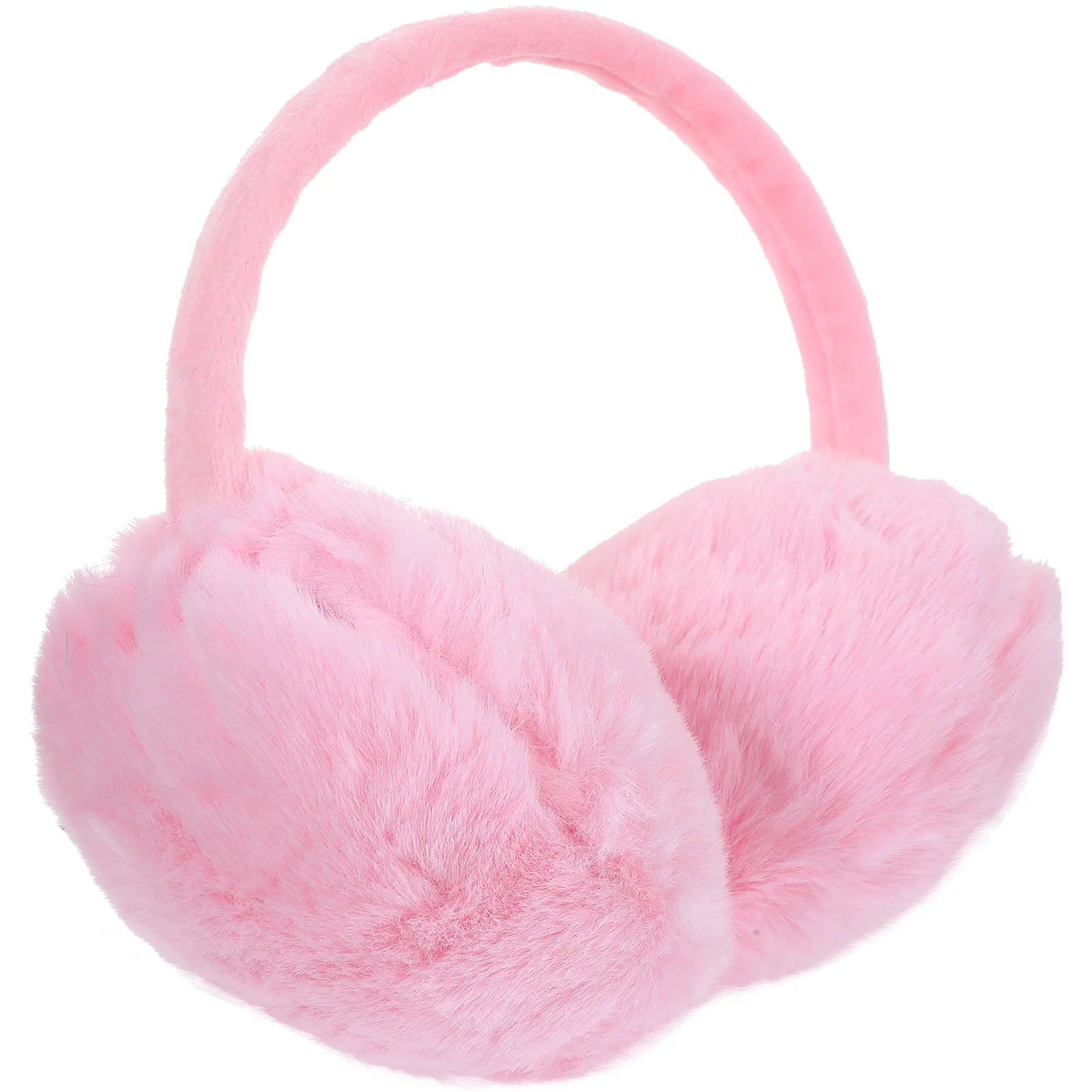 Plush Warm Earmuffs Cute Women Cover Earpiece Fashionable for Plastic Cloth