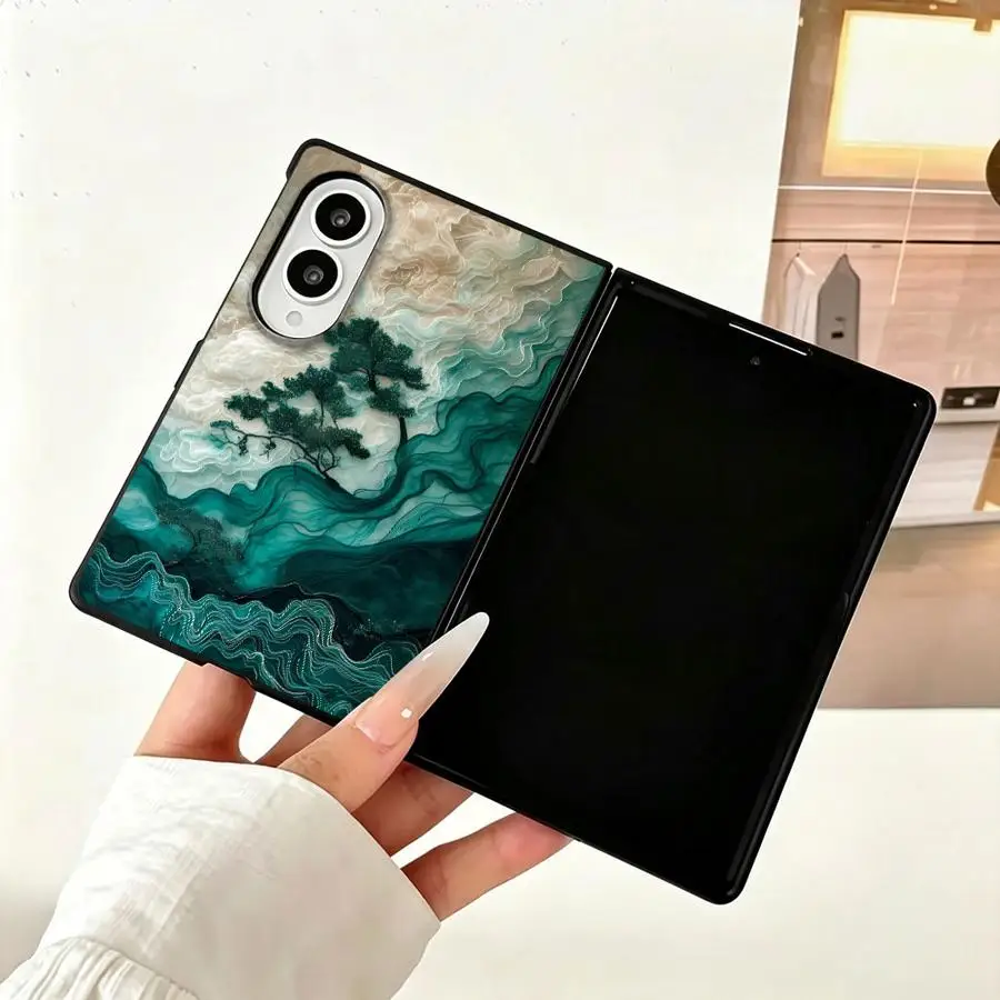 Creative Mountain Art Luxury Phone Cover Case for Samsung Galaxy ZFold Wide Z Fold 8 Z Fold8 Wide ZFold8