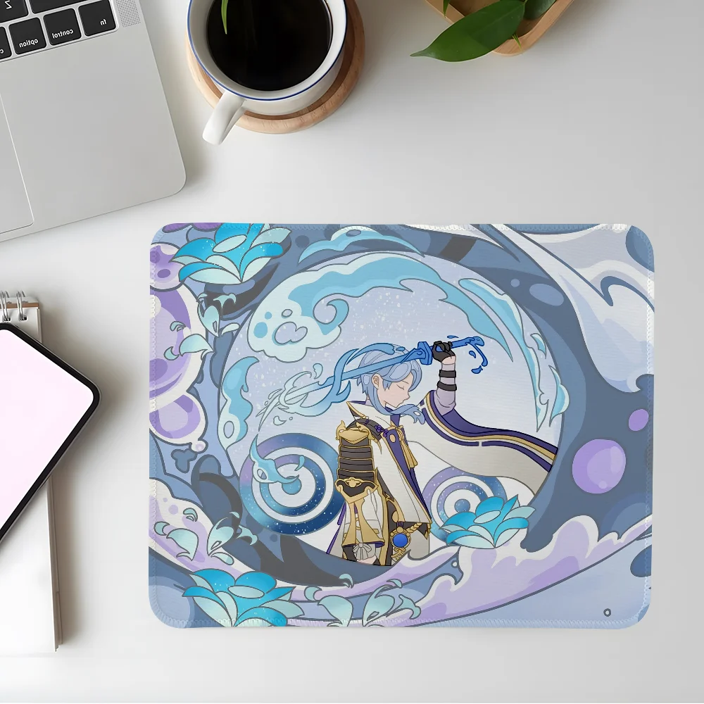 

Genshin Impact Small Mousepad Washable Seam Edge Durable Desk Laptop Office Game Mat PC XXL Mausepad 180X220/200X250/250X290mm
