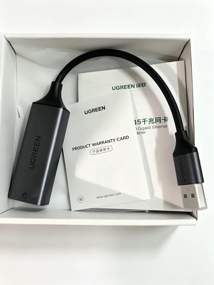 UGREEN Gigabit USB 3.0 Ethernet Adapter Portable RJ45 Network Dongle for Nintendo Switch Windows Computer Devices