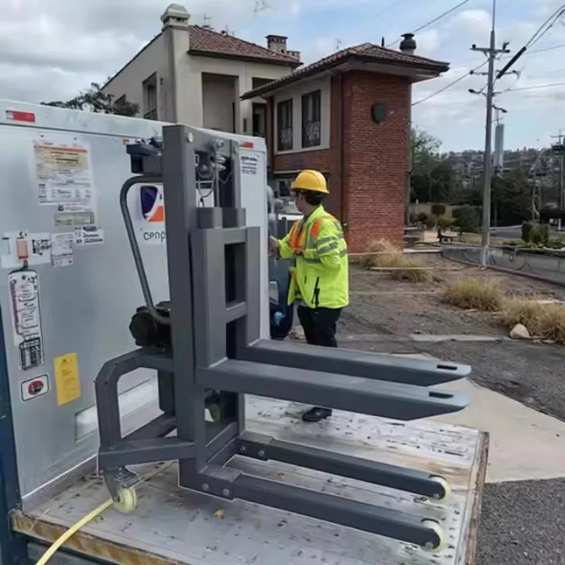 小型フォークリフト 小型貨物エレベーター ミニスタッカー 300kg ポータブルリチウムバッテリー式フォークリフト スタッカー クレーンリフトトラック