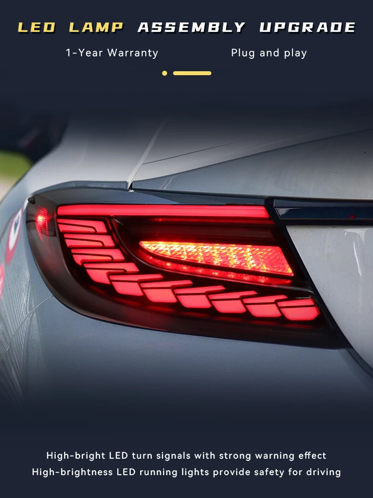 Car Stuff Taillight Styling FOR Toyota GR86 BRZ 2021-2023 Tail Light DRL Rear Lamp Upgrade LED Configure Auto Tools Accessories