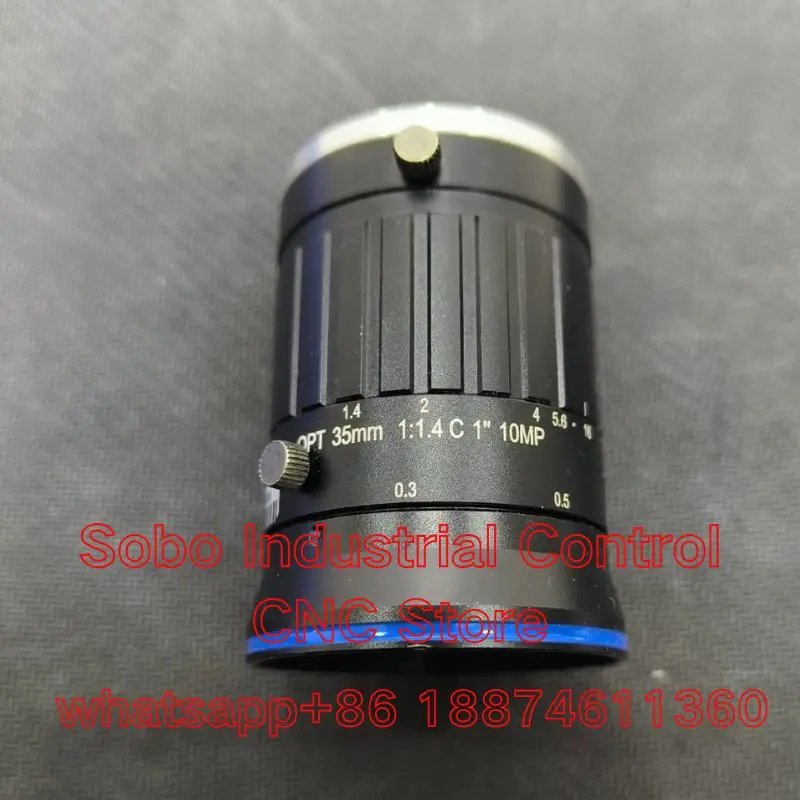 Second-hand OPT industrial lens OPT-AC3514-10M tens of millions of pixels, C-port, 1-inch large target surface! 35mm focatest OK