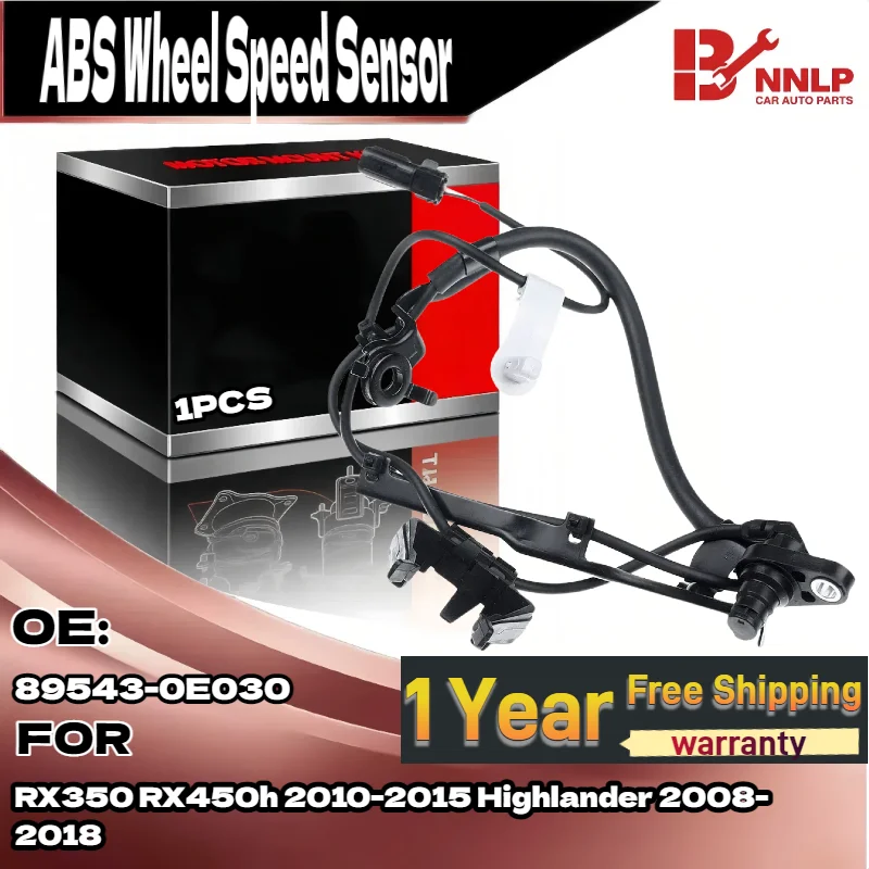 

Для переднего левого датчика скорости колеса ABS для RX350 RX450h 2010-2015 Highlander 2008-2018 89543-0E030