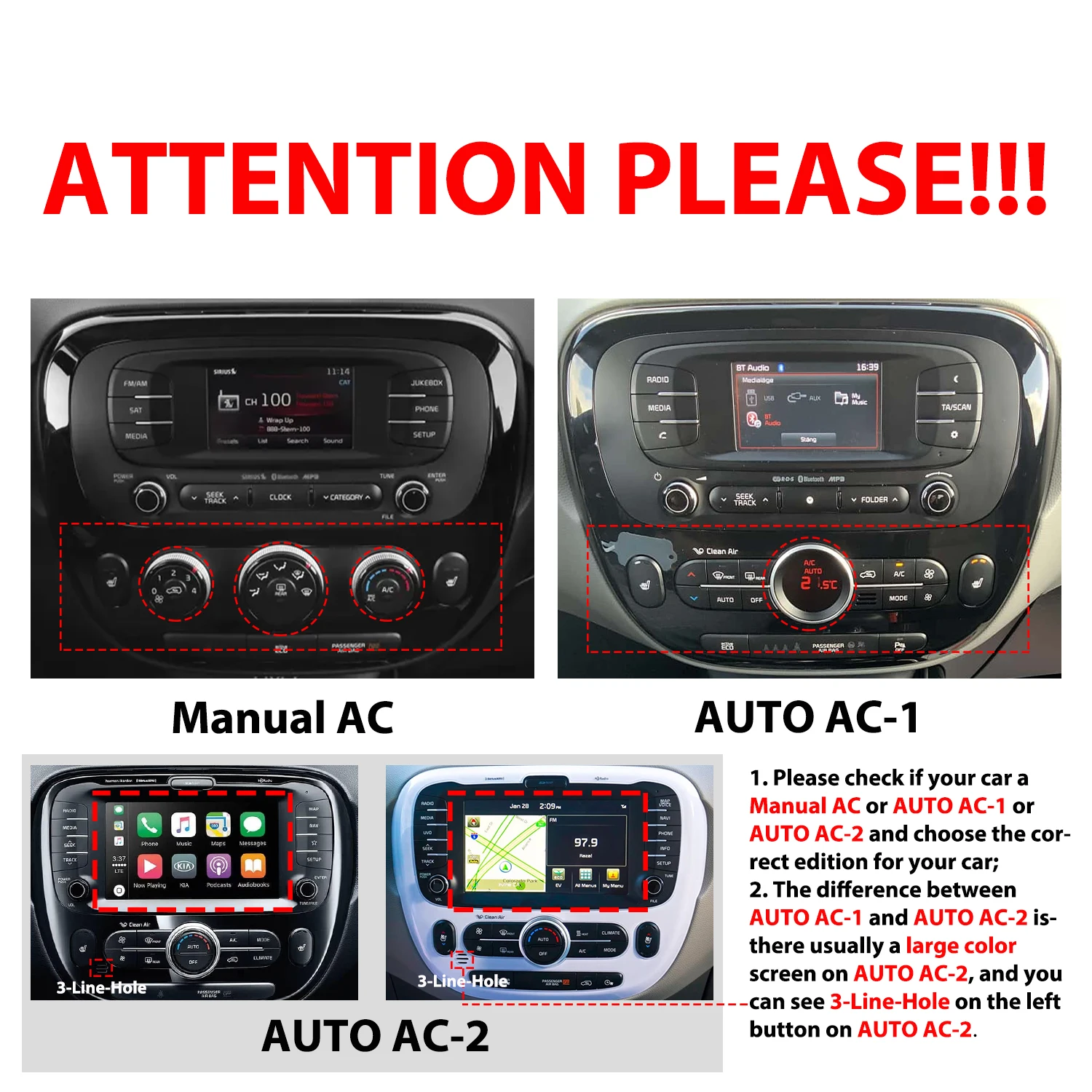 Car Radio For KIA Soul 2014-2017 2Din Android Octa Core Car Stereo DVD GPS Navigation Player Multimedia Android Auto Carplay