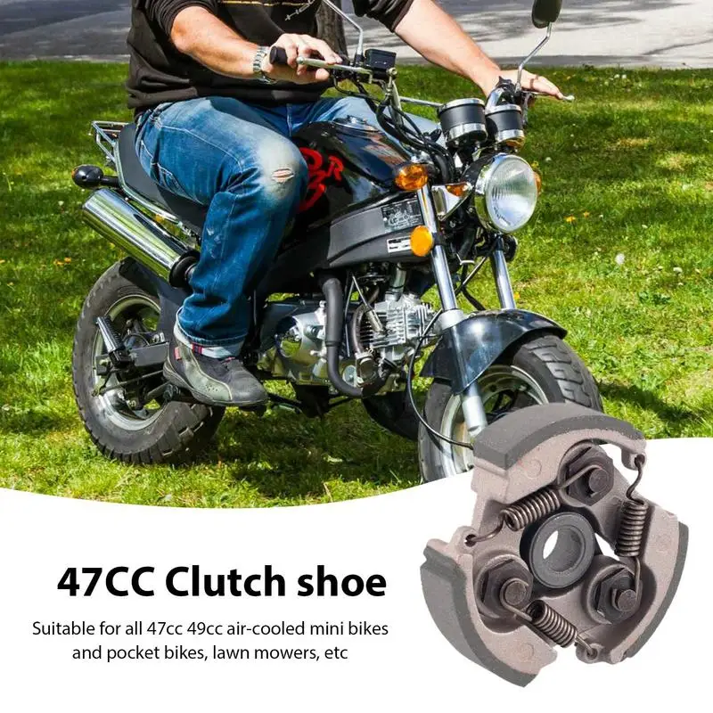 49CC Engine Clutch Professional Aluminium Motorized Bike Clutch Waterproof 3-Shoes Centrifugal Clutch Replacement For 47CC 49CC