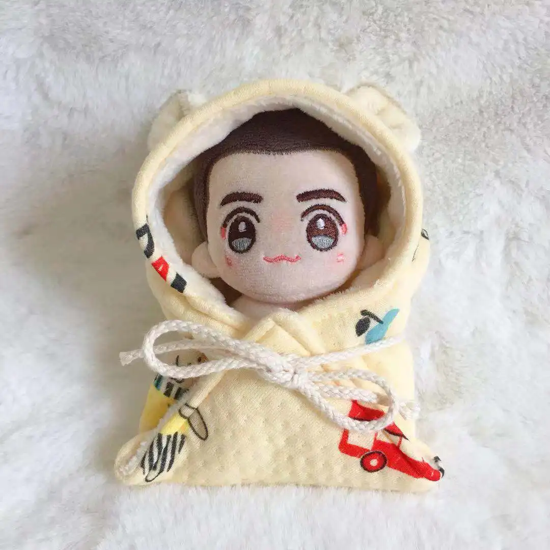 Hand-made 10cm normal body starfish body shape universal cute swaddle cotton doll doll clothes without dolls