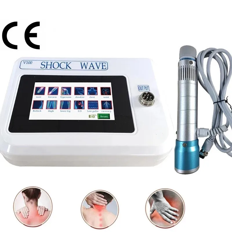 Professional Electromagnetic Extracorporeal Shock Wave Machine Portable Physical Therapy Equipment Body Pain Relief ED Treatment