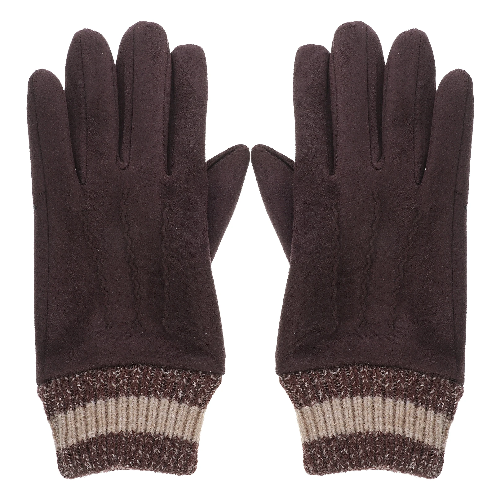 

1 Pair Touchscreen For Men Winter Warm Non-Slip Cycling Gloves Breathable Shock-Absorbing Outdoor Riding Driving Running Hiking
