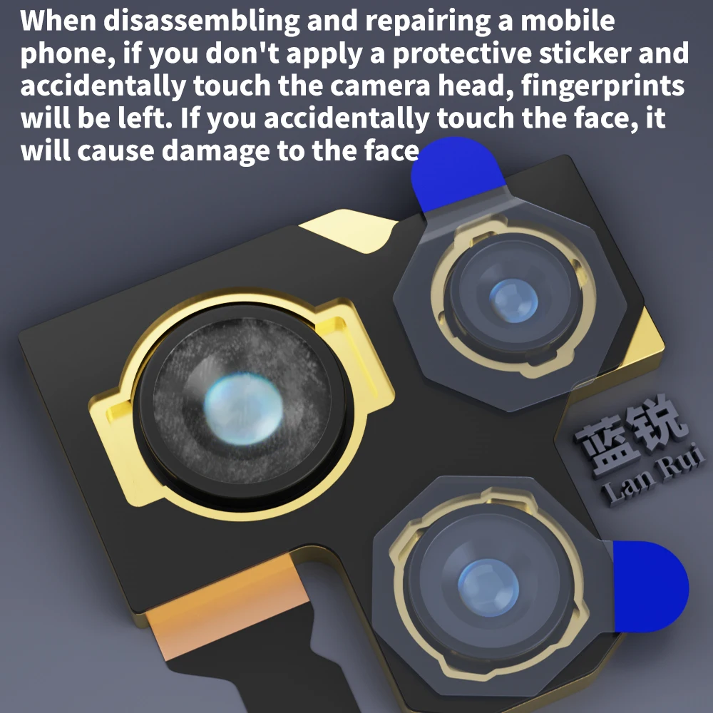 LANRUI S3 Lens Protector Kit  260PCS 6mm/12mm Blue Light Blocking Anti-Mistouch  Dustproof  Used for Mobile Phone Lens Repair