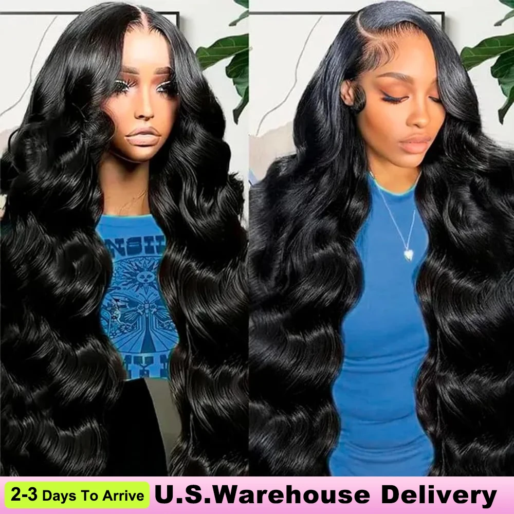 

Парик с волнистыми волосами и прозрачной HD-сеткой 13x6, 40-50 дюймов, из 100% бразильских натуральных волос, с эффектом влажных волос