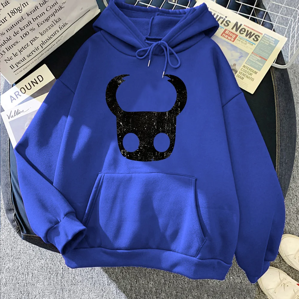 Hollow Knight Hot Game Character Printed Clothes Fall Long Sleeve Hoodie Cozy Casual Sweatshirt Wool Warm Sudaderas