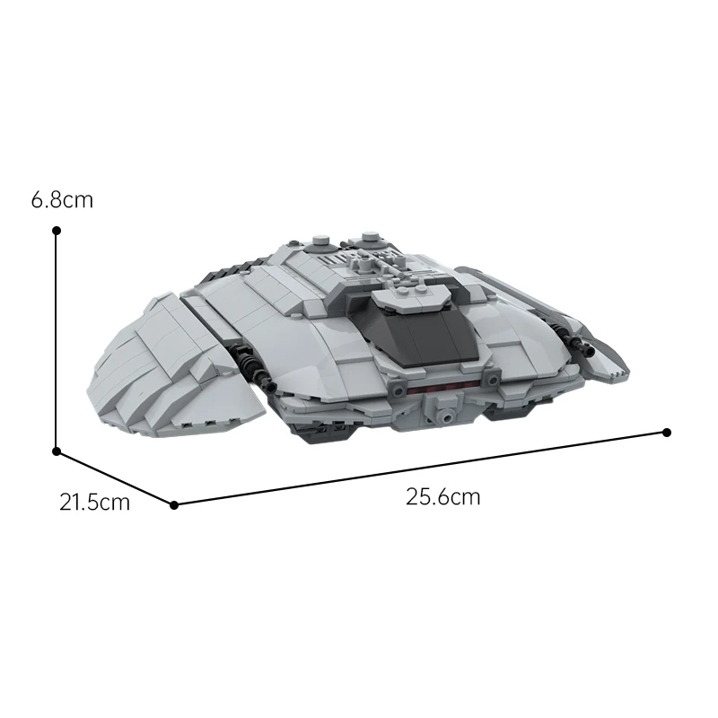 765PCS Movie Battlestared Galactica Cylon Raider Building Blocks Assembly Model Brick Toy Suitable Family Friend Holiday Gift