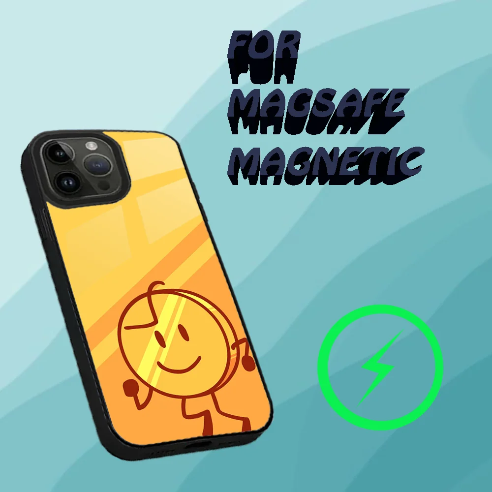 Bfdi Battle For D-Dream Island Phone Case For iPhone 16,15,14,13,12,11,Plus,Pro,Max Mini Magsafe Magnetic Wireless Charging