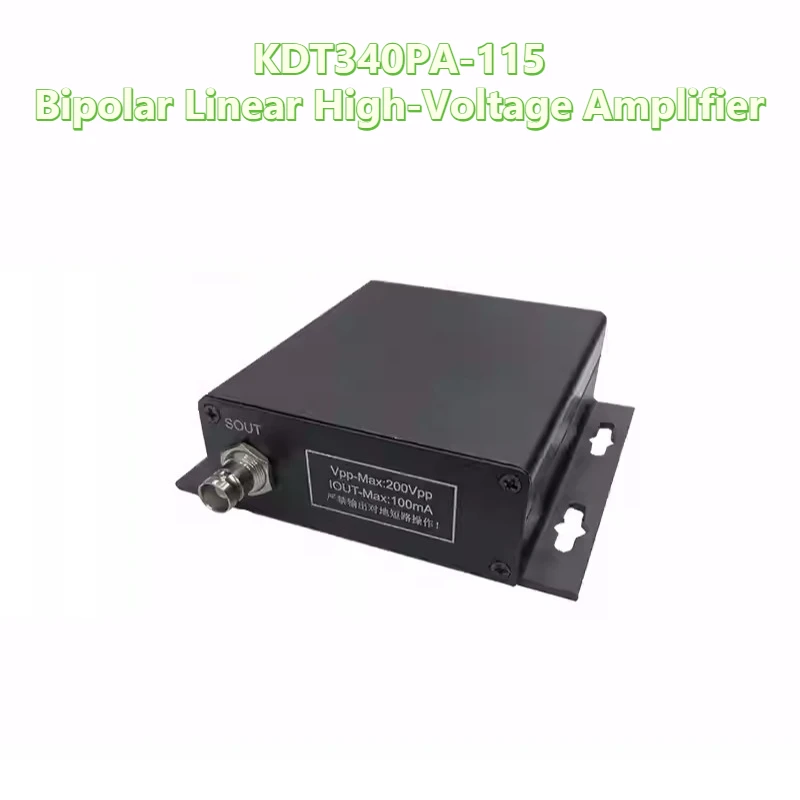 PVDF/PZT Excitation Amplifier Bipolar 200Vpp High Voltage Output Arbitrary Wave Amplification 100mA Current KDT340PA-115