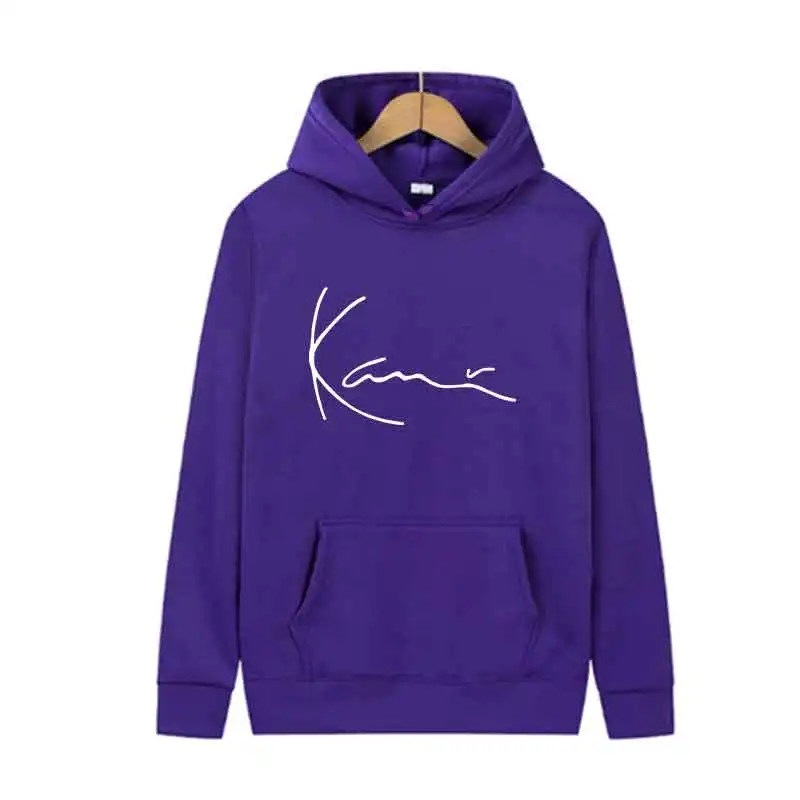 Männer Blau Weiß Mode Trends Hoodie Drucken Casual Streetwear Sport Jogging Sweatshirt Pullover Frühling Herbst Täglich Unisex Tuch – Detail 9