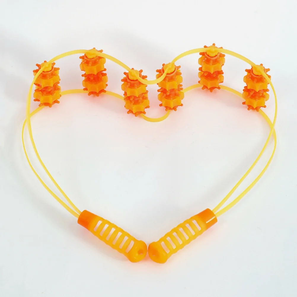 Rullo di massaggio manuale a 36 ruote per il sollievo della spalla del collo posteriore Rullo per il corpo dello strumento portatile per massaggiatore muscolare per l'home office