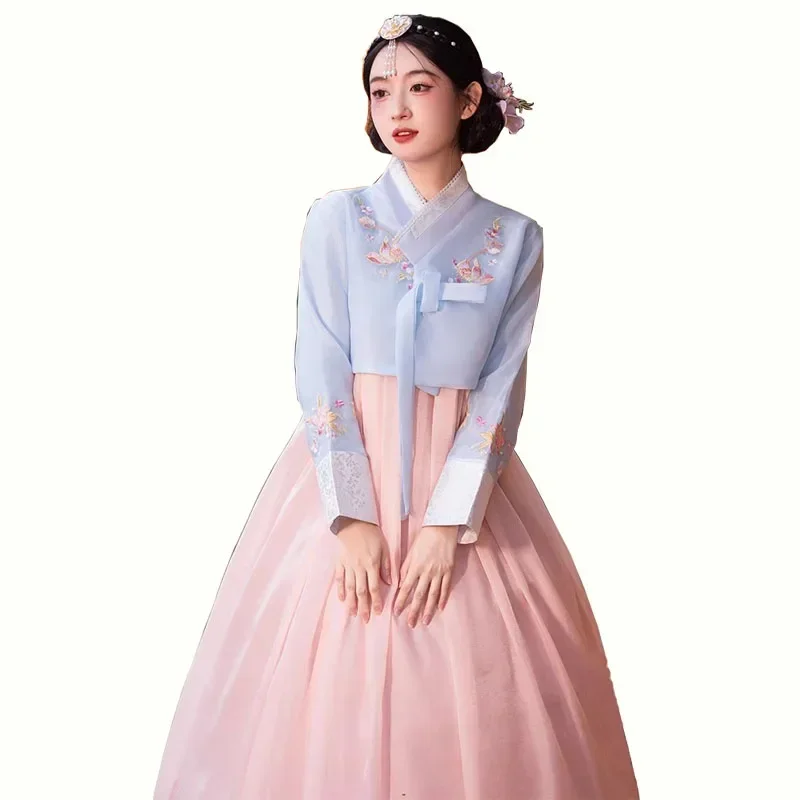 2025 Koreaanse traditionele Hanbok-jurk Damesmode Oude kostuums Traditioneel feest Aziatisch paleis Cosplay Prestatiekleding