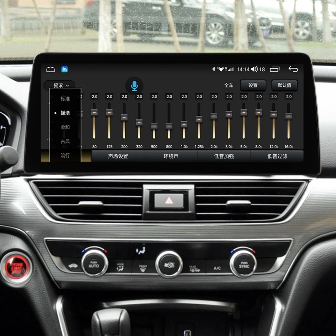 شاشة 12.3 بوصة تعمل باللمس لهوندا أكورد 10 2018 2019 2020 2021 + راديو ستيريو أندرويد 12 وحدة رأس Apple CarPlay اللاسلكية التلقائية