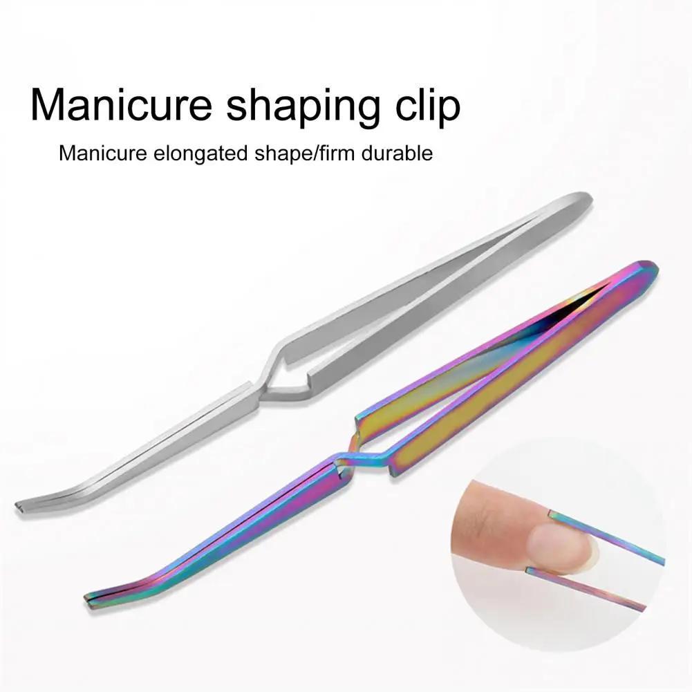 Useful Nail Art Sculpting Clip Smooth Surface High Hardness Squeeze Easily Nail Art Nipper Beauty Supply