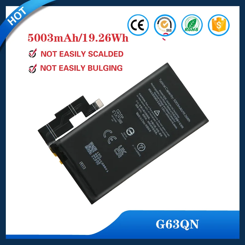 

G63QN 5003mAh Original High Quality Battery For HTC Google Pixel 6 Pro 6Pro Replacement Phone Batteries
