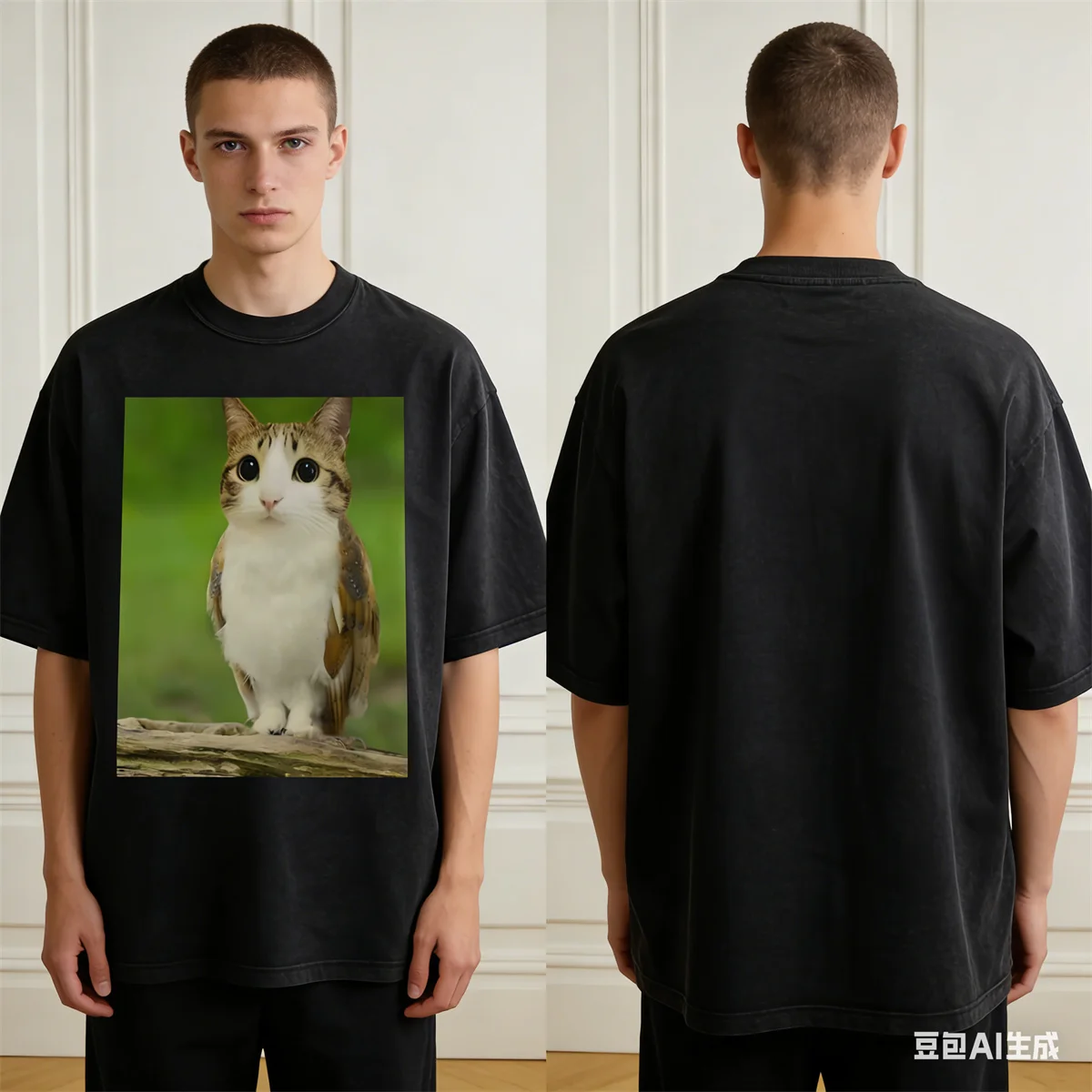 

Футболка Meowl Meme Cat Funny Cat Meme Shirt Cat and Owl Brainrot Meowl Tee Unhinged 90-х годов Футболка с котенком Забавная графическая рубашка унисекс 4