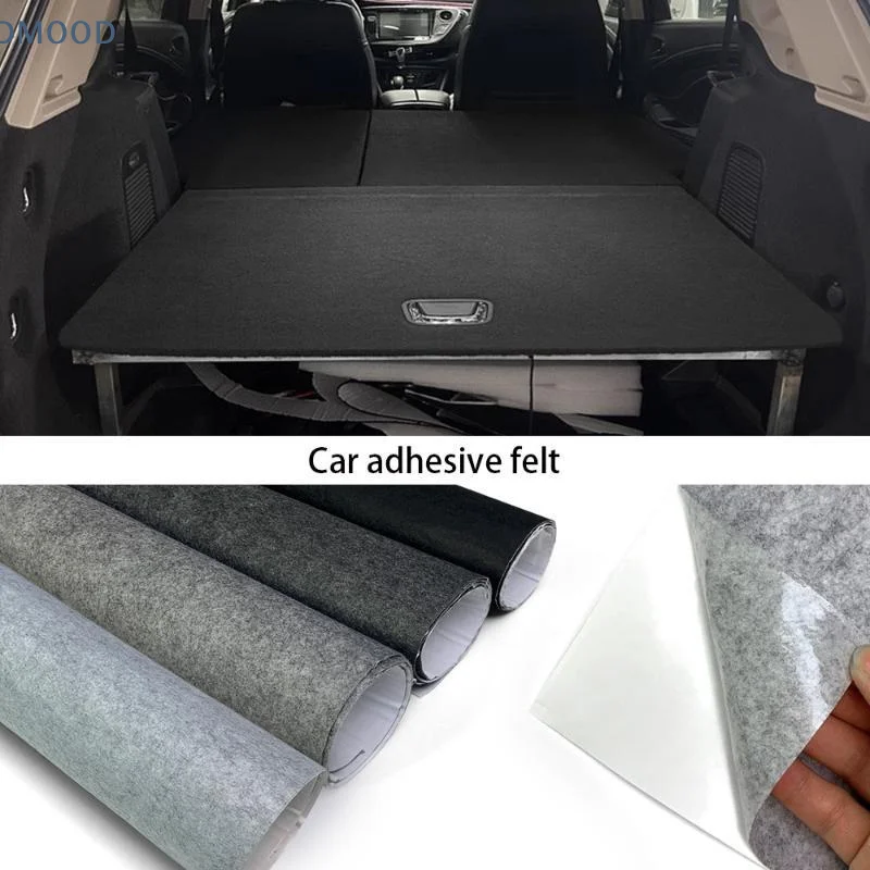 【CR】Heat Resistant Non-Woven Felt Carpet Liner Self Adhesive for Commercial Car Repair Workshop Anti-Scratch Floor Mat