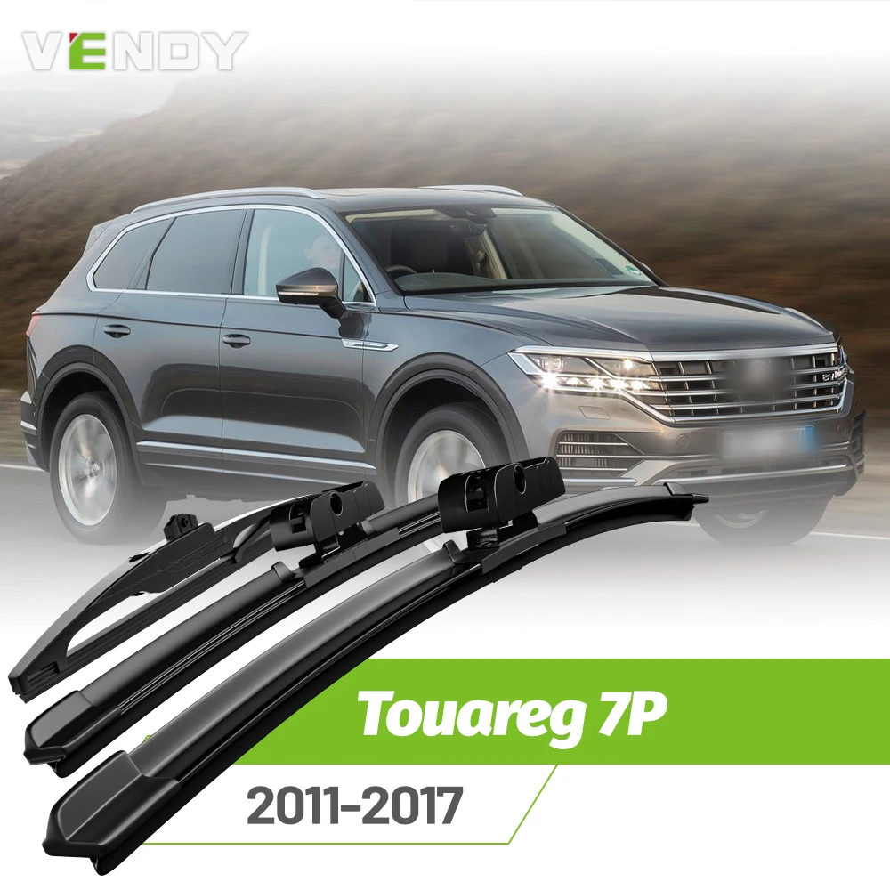 

Front & Rear Wiper Blades Set For VW Touareg 7P 2011-2017 Windshield Windscreen Window Rain Brushes 26"+26"+14"