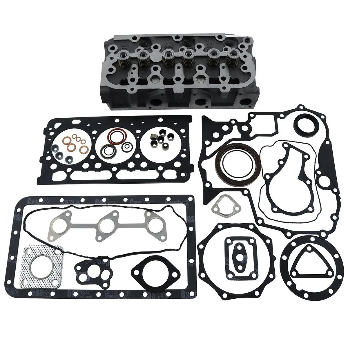 D902 D902-EF01 Complete Cylinder Head & Gasket Set For Bobcat Track Loader MT55