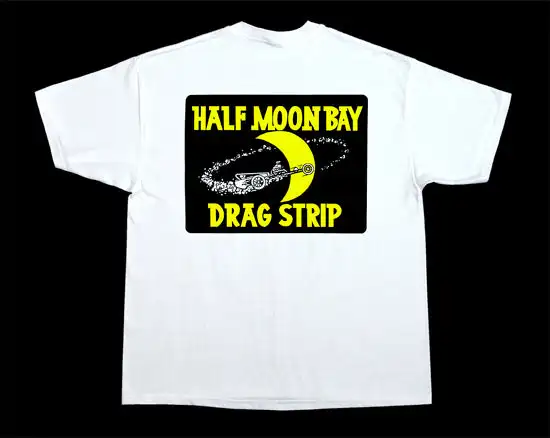 Half Moon Bay Drag Strip Graphic T-Shirt Cotton Men Women Streetwear Tee
