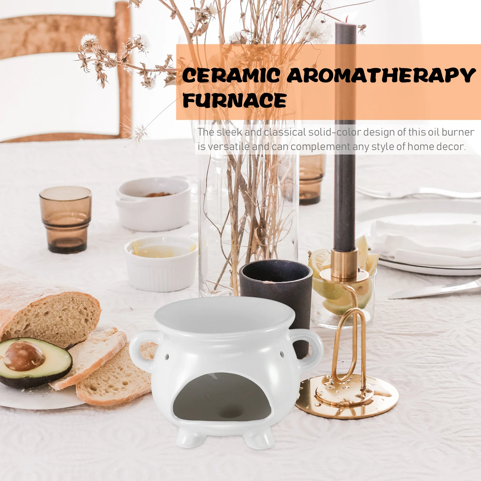 

Ceramic Aroma Burner Holder Essential Oil Holder Decor Incense Burner Ceramic Essential Oil Censer