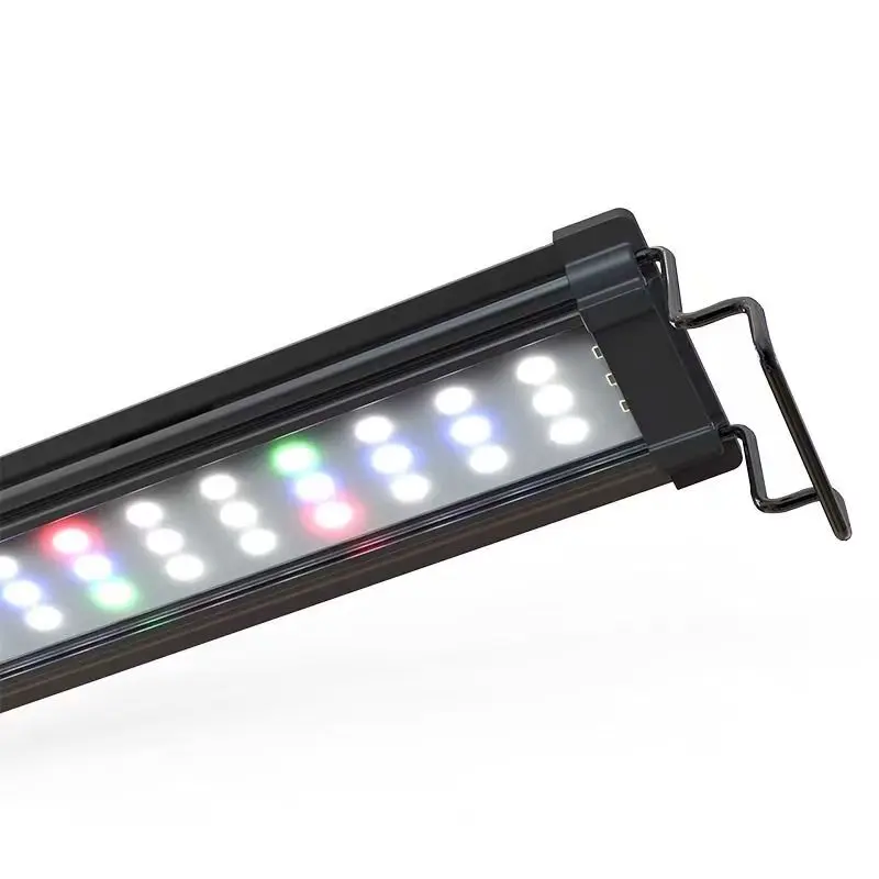 

LED Aquarium Light,Waterproof Fish Tank Light For Water Plant Fish Coral Reef Light ,Full Spectrum,Extendabl Bracket,RGB LEDs