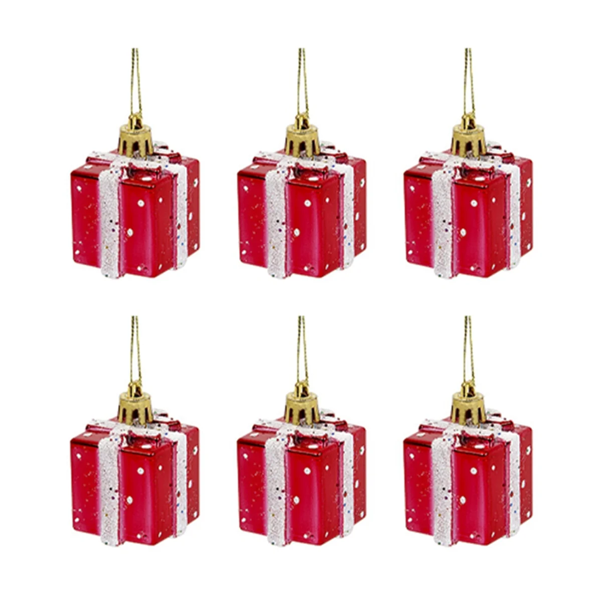 A71P الأحمر شجرة عيد الميلاد تزيين مُثبت اكسسوارات الزفاف السنة الجديدة نافذة تزيين مُثبت، شنطة هدايا #1