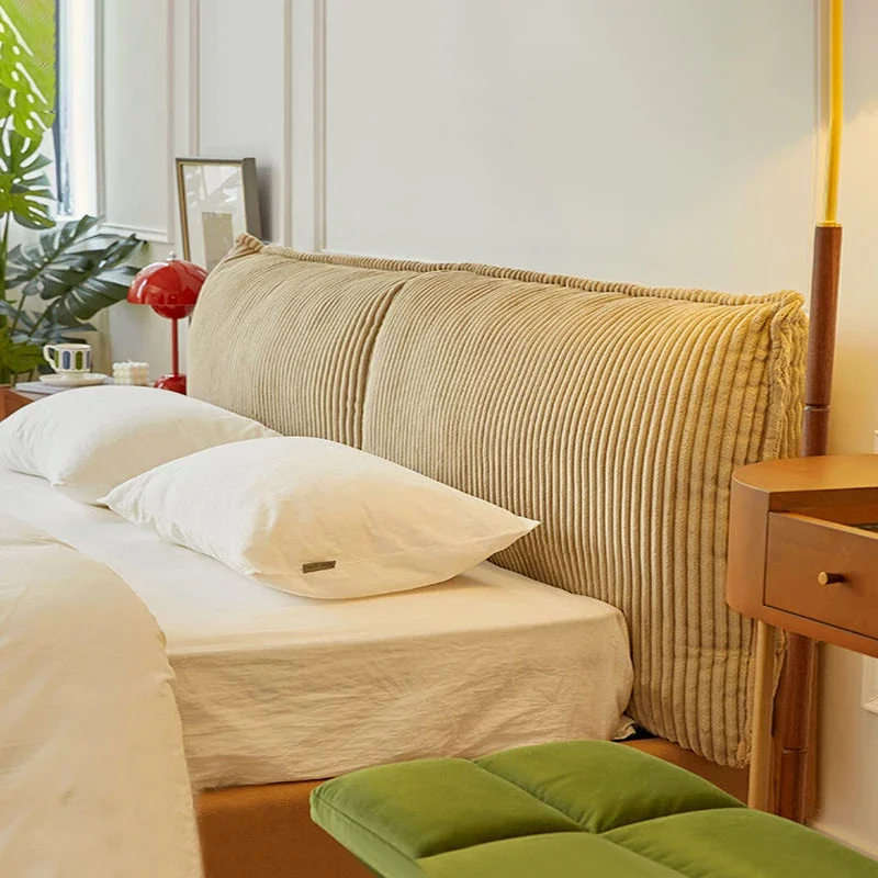 مسند ظهر ناعم بجانب السرير من سروال قصير، وسادة كبيرة لتحويل غرفة النوم، بجانب سرير مزدوج قابل للإزالة والغسل #2