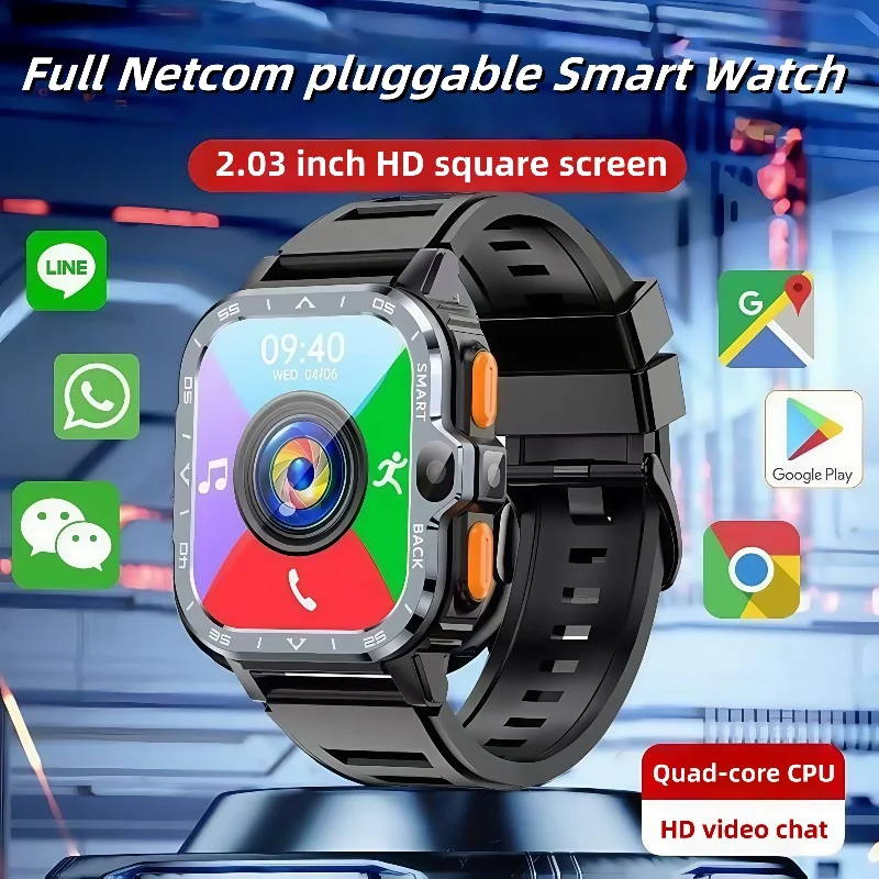 

Valdus PGD Android Smart Watch Men GPS 16G/64G ROM Storage HD Dual Camera NFC 2G 4G SIM Card WIFI Wireless Fast Internet Access