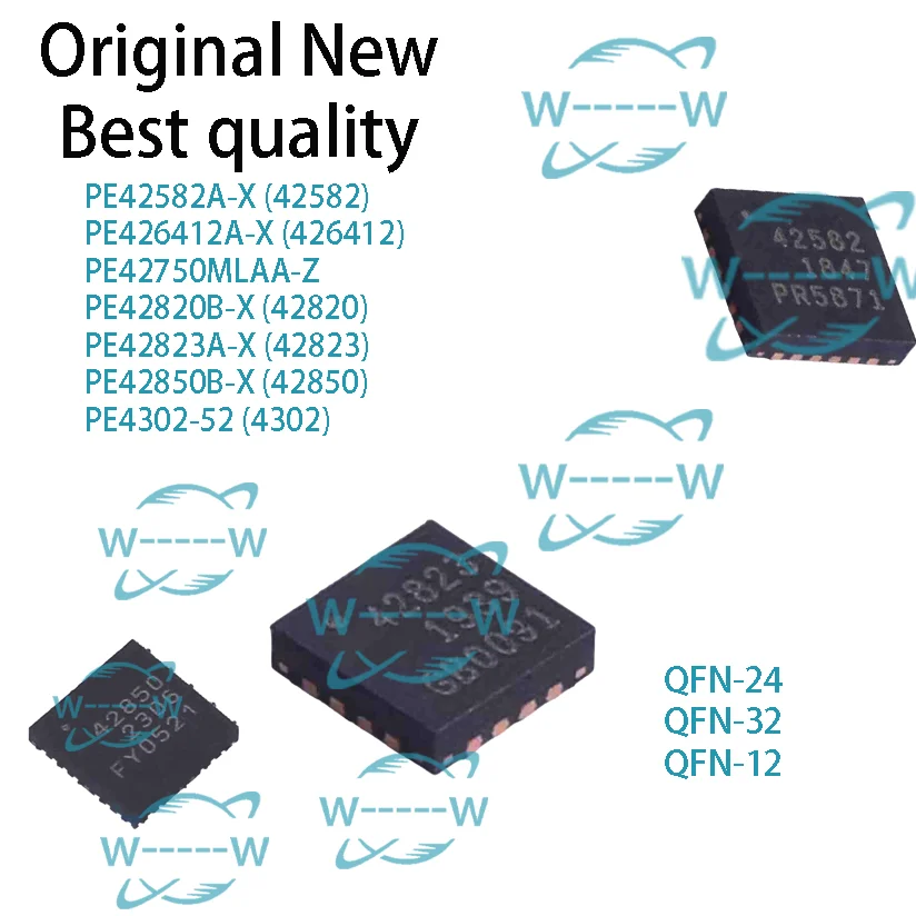 (2-10PCS) PE42582A-X 42582 PE426412A-X 426412 PE42750MLAA-Z PE42820B-X 42820 PE42823A-X PE42850B-X PE4302-52 IC 4302 42850 42823